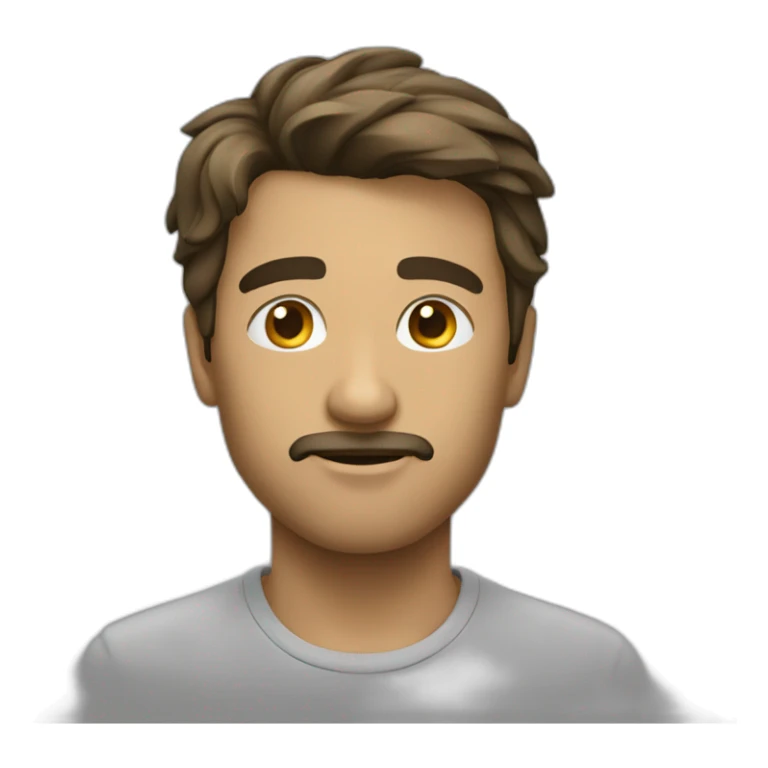 homme qui fait le signe 3 sticker