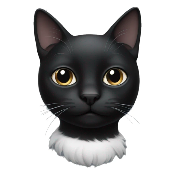 Black cat with white feet’s  sticker