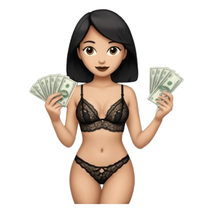 Erotic Sex money full height  sticker
