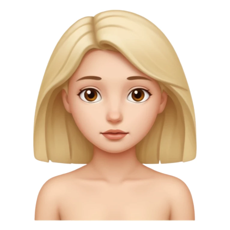Naked girl  sticker