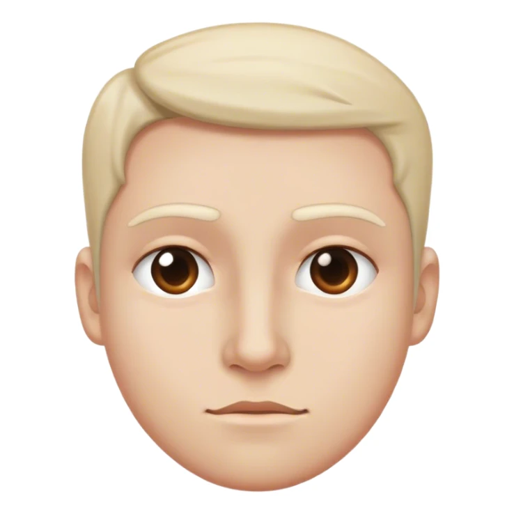 A person whose face looks like he’s apathetic, as if thinking, how annoying sticker