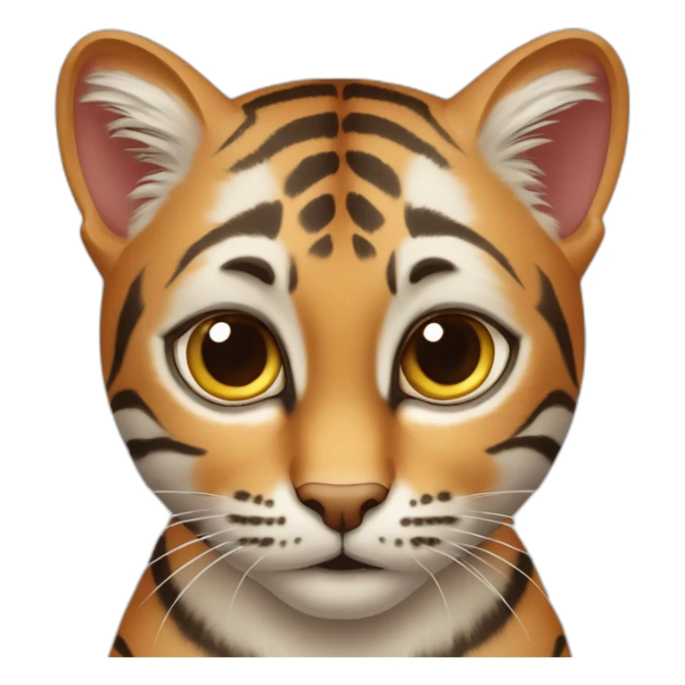 Un petit chat mau égyptiens tigré marron clair sticker