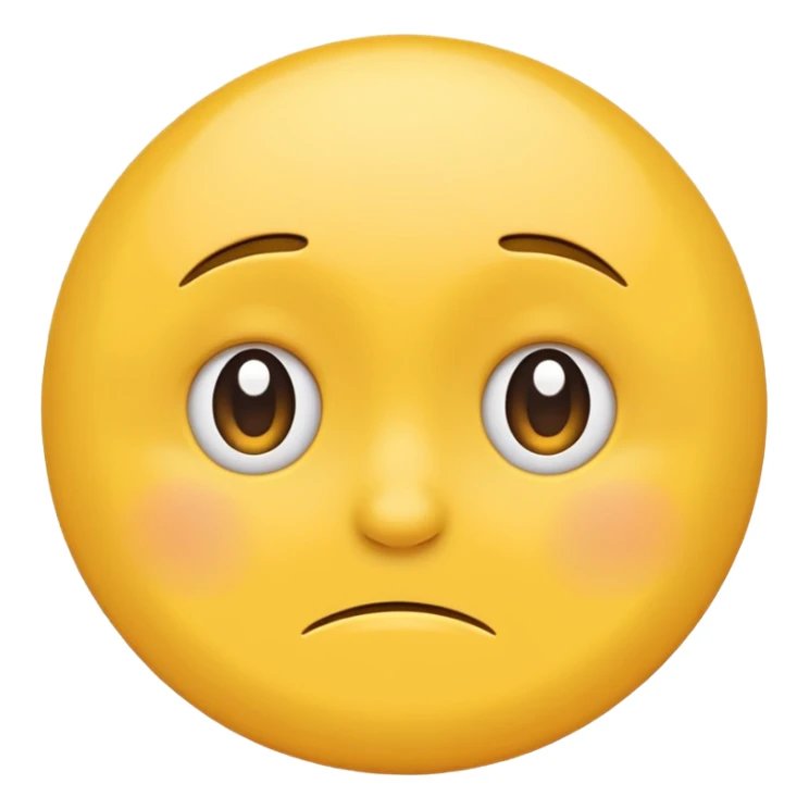make a classic yellow circle emoji based on this phrase "I have felt anxious about my futere since the start of the year" sticker