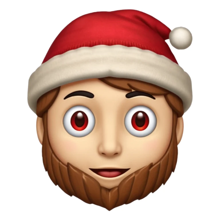 Crea un emoji de un tió de Nadal sticker