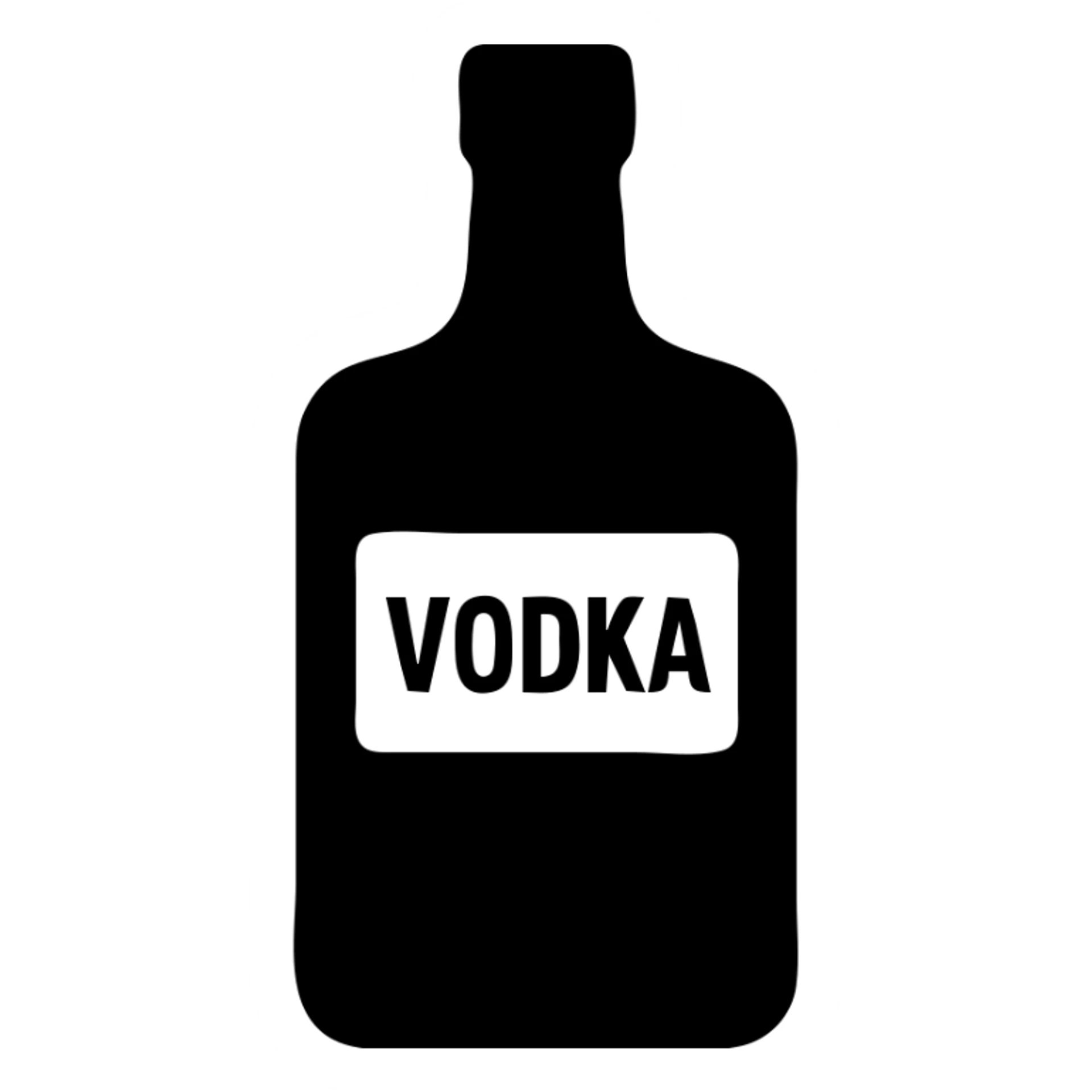 A vodka sticker