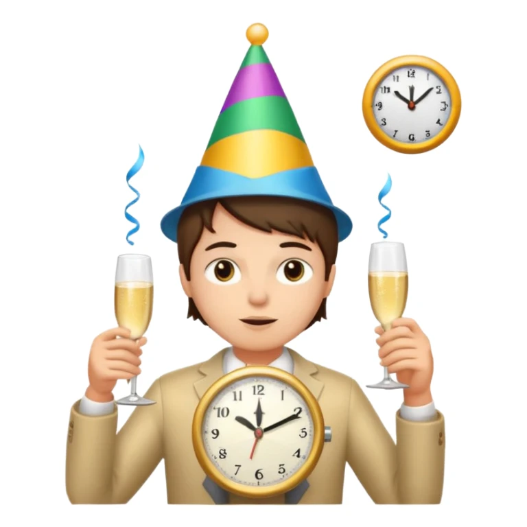 party, alarm clock, sunset MORE SUNSET. SLEEPY  sticker