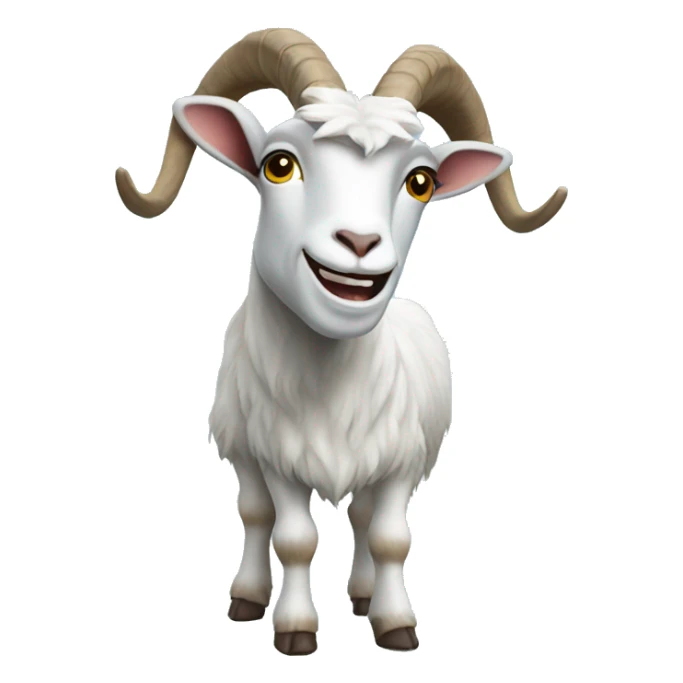 goat in a man city top sticker