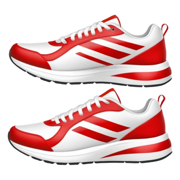 red and white Sonic the Hedgehog shoes sticker