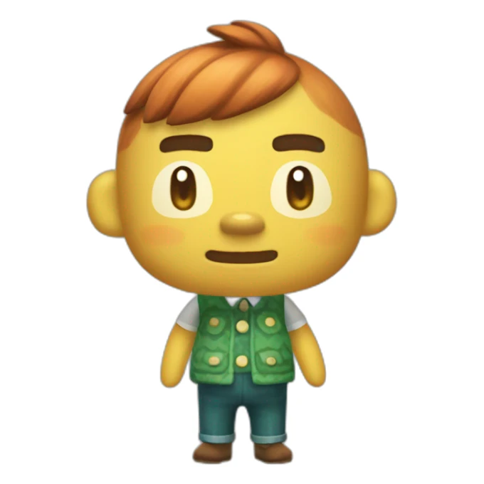 Bouloche dans animal crossing sticker