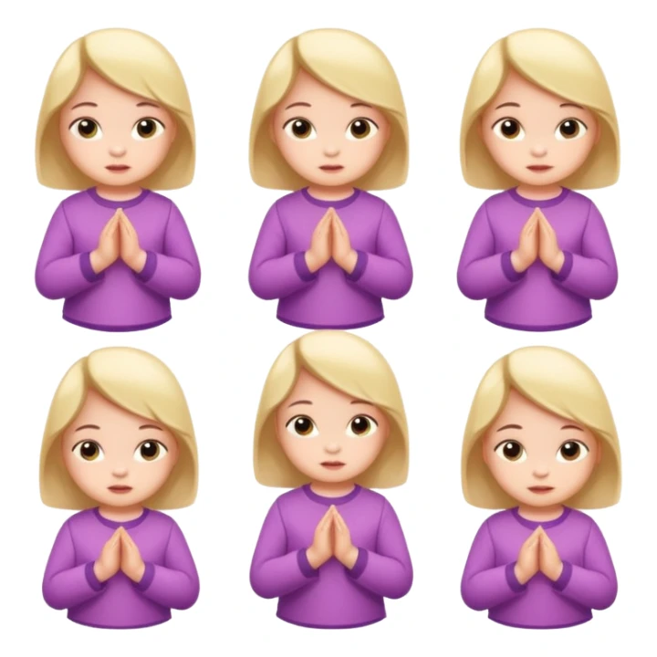 Baby Girl, Different Poses, different outfit sticker