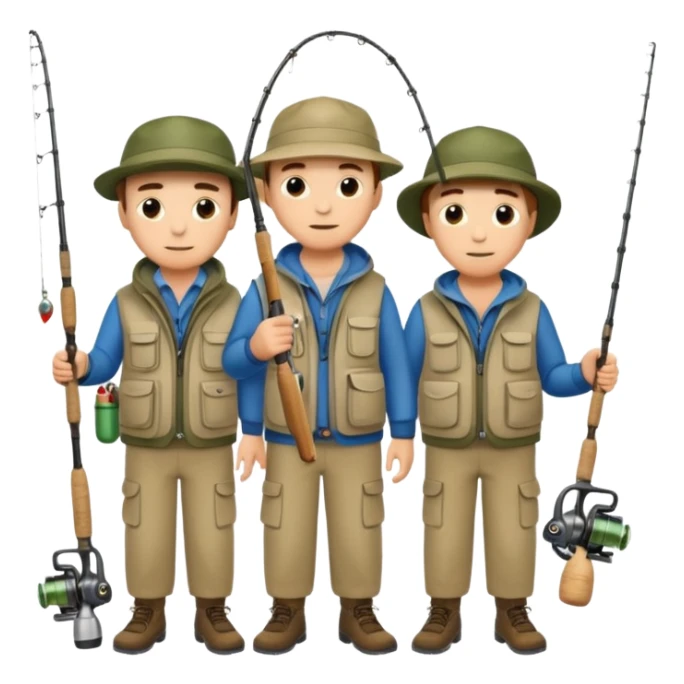 Рыбалка, удочки, снасти, приманка, рыбаки sticker