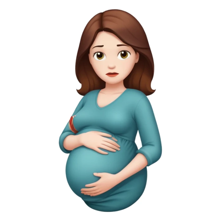 bella ramsey as a pregnant heroine addict sticker
