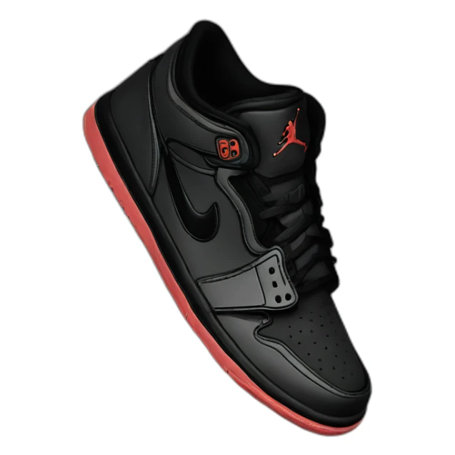 nike air jordan black sticker