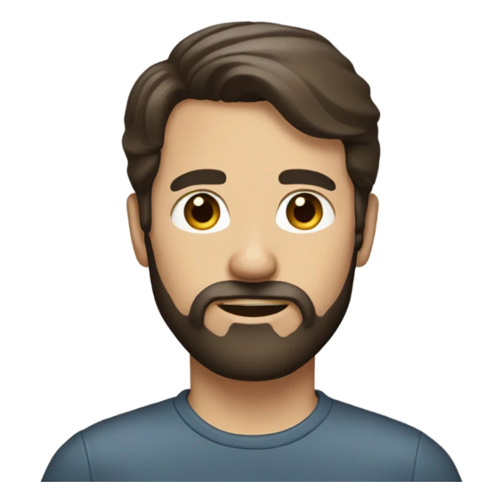 Dark brown-hair-white man-with-dark brown beard- sticker