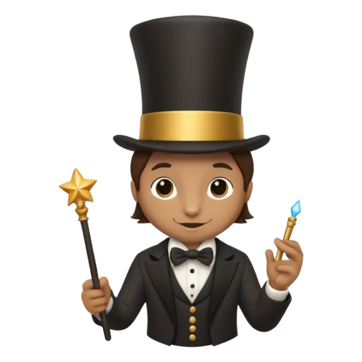 magician animal sticker