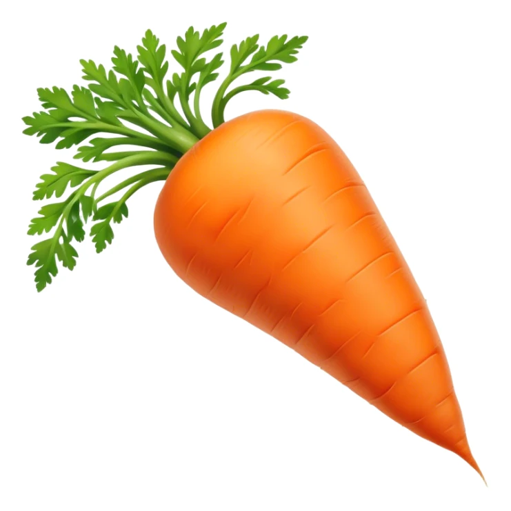 portrait of carrot sticker