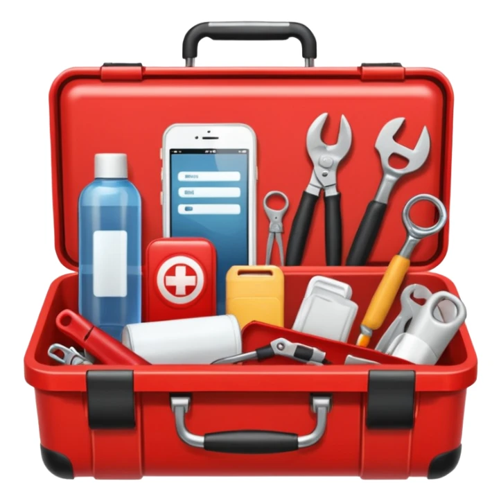 emergency kit sticker