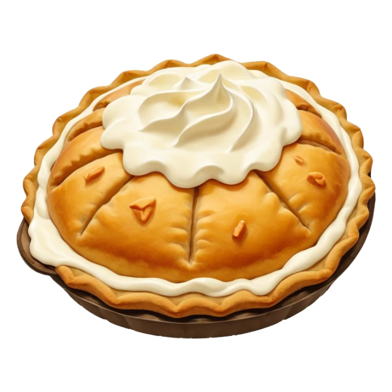 Karelian pasty with cream on top r sticker