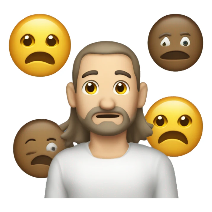 tiburon echando humos por la cabeza sticker