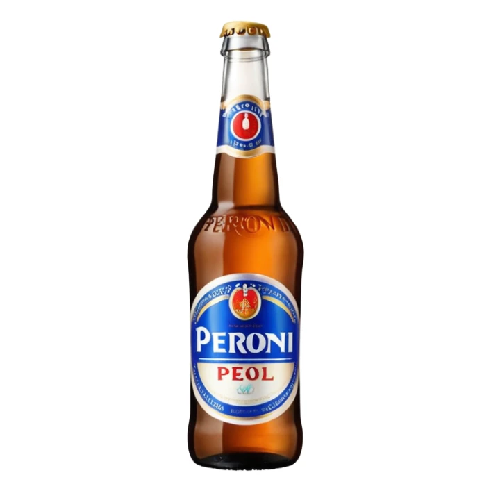 Birra Peroni piccola in bottiglia da 33 cl
 sticker