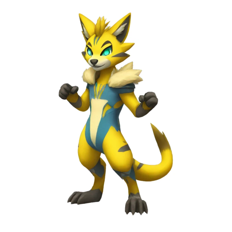 Lombax-Zeraora full body sticker