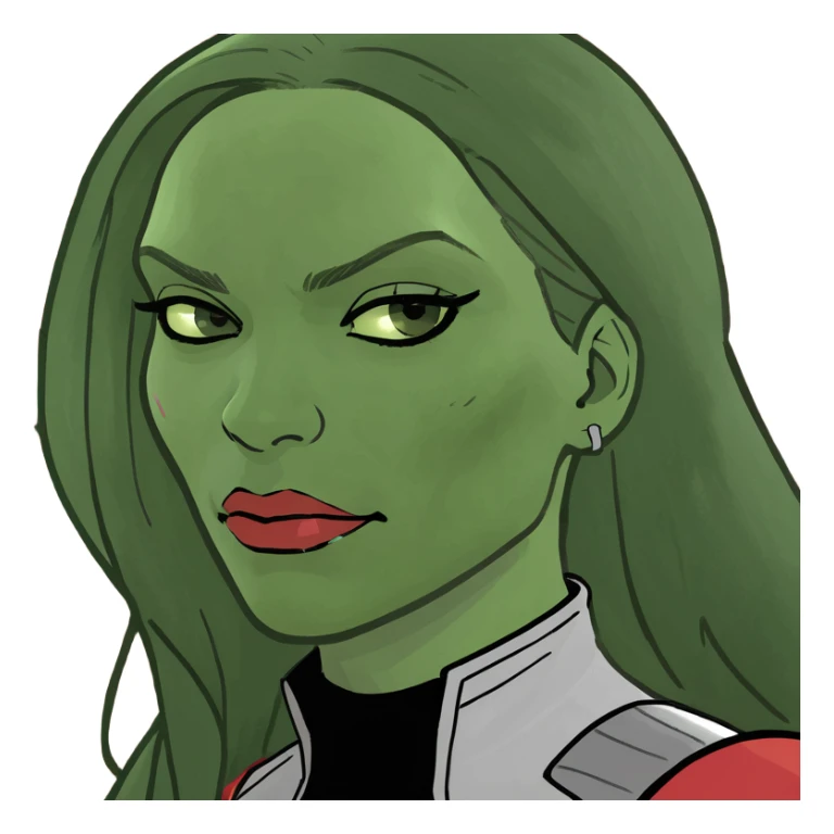 Make gamora from guardians of the galaxy  sticker