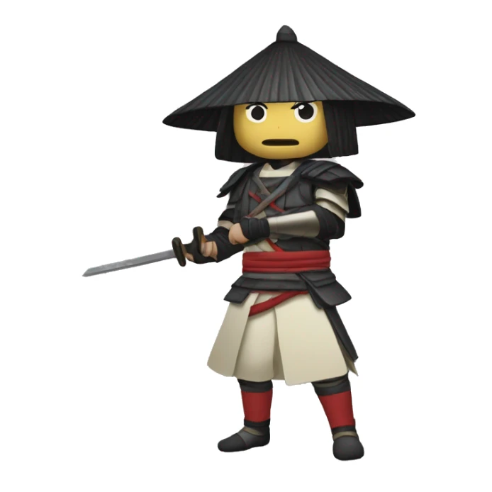 Hara-kiri of a samouraï sticker