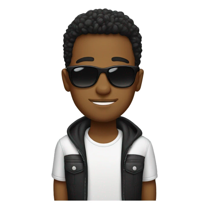 cool boys in shades parody sticker