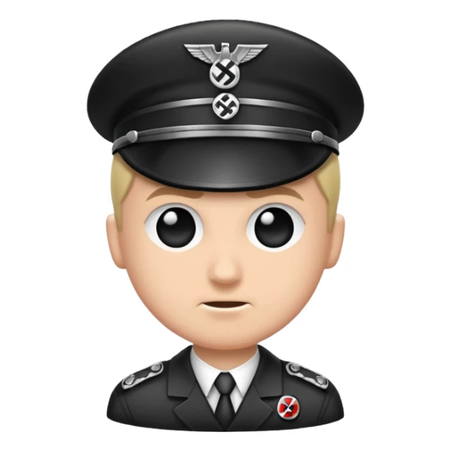 Nazi sembolü insan olmadan sticker