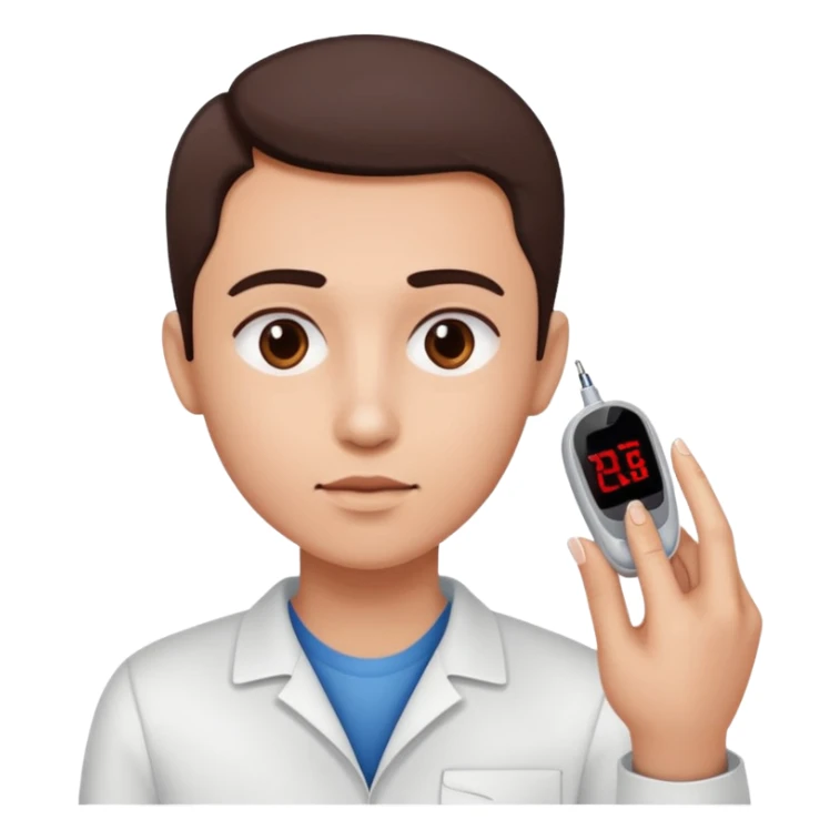 diabetes meter hand test finger blood sticker