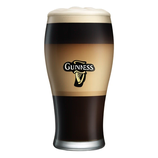 Pint of Guinness sticker