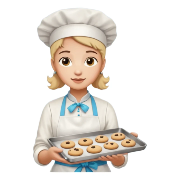 pastelero haciendo cokies sticker