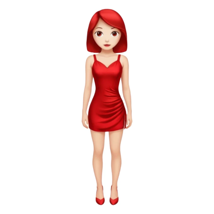 A Girl with hot short dress sticker
