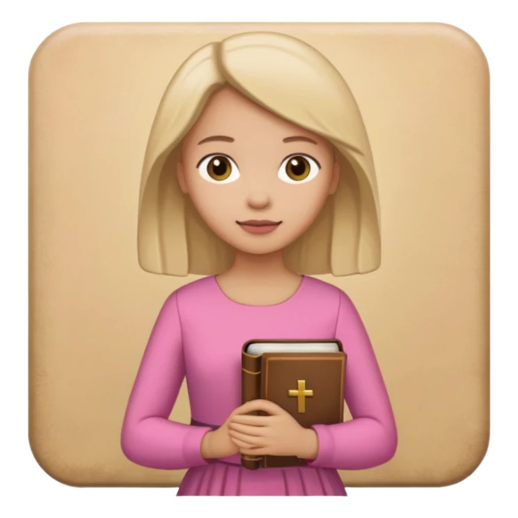 make cristianism with very girly pink tones. sticker