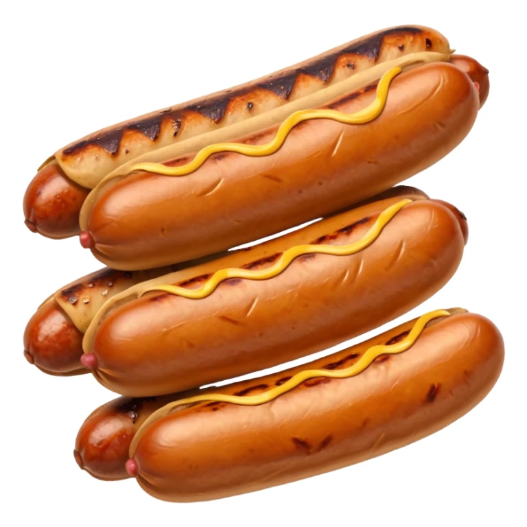 shorter romanian sausages with mustard sticker