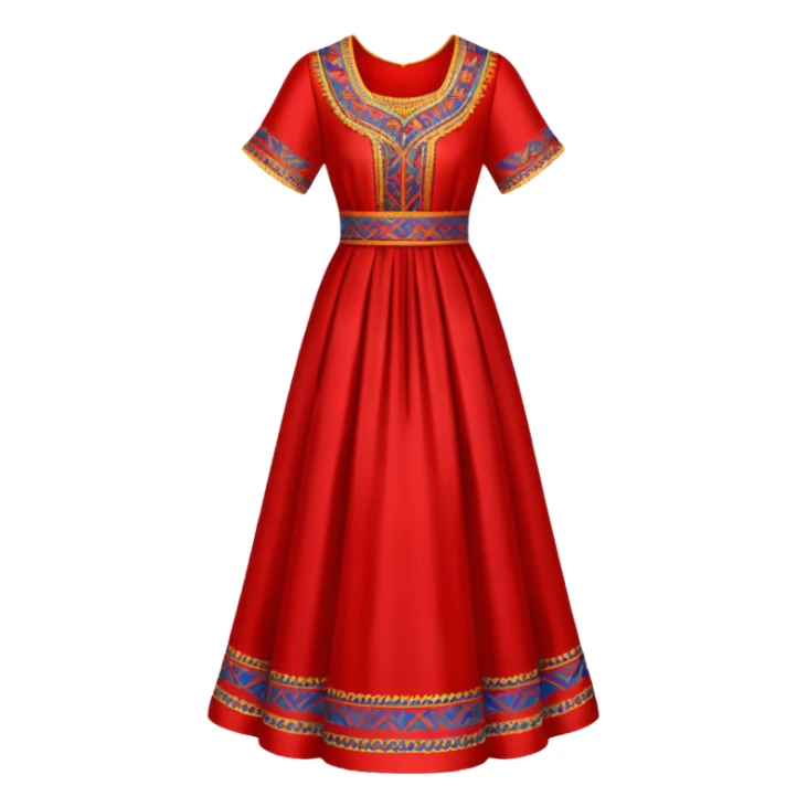 armenian taraz dress sticker
