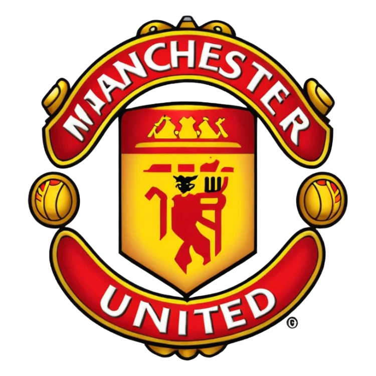 Manchester united logo emoji sticker