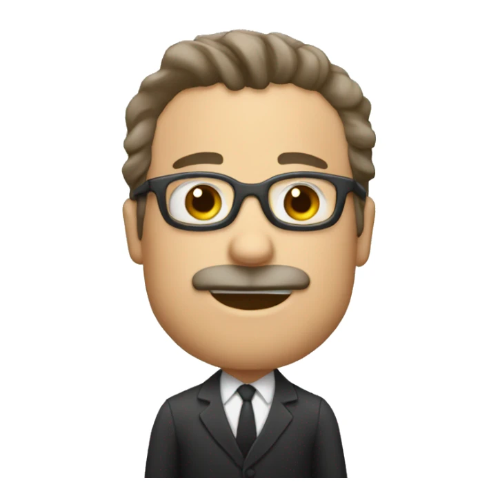 director de orquesta con palos sticker