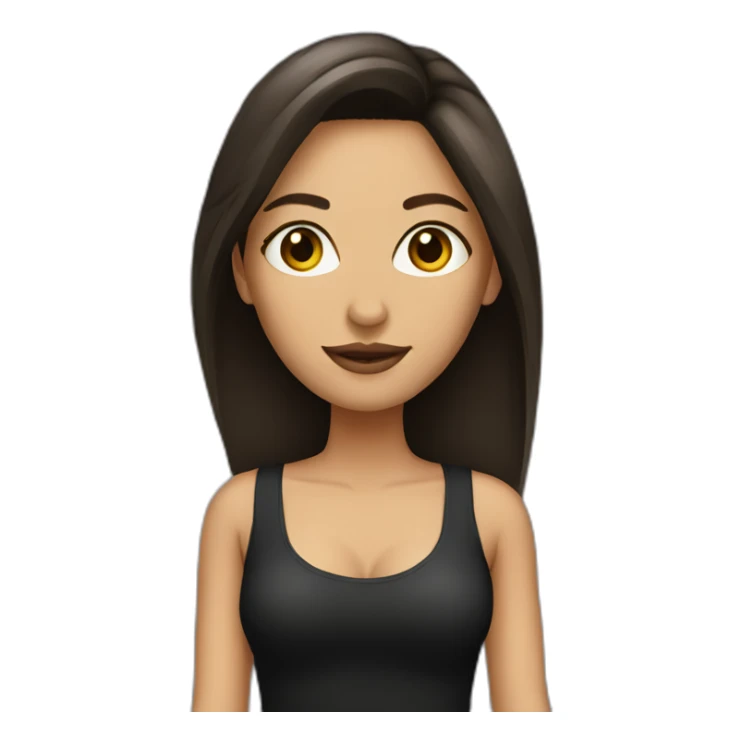 brunette nightclub girl sticker