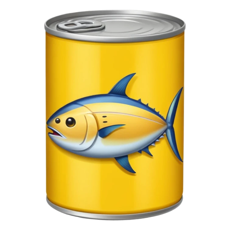 Make the eating tuna iPhone emoji style sticker