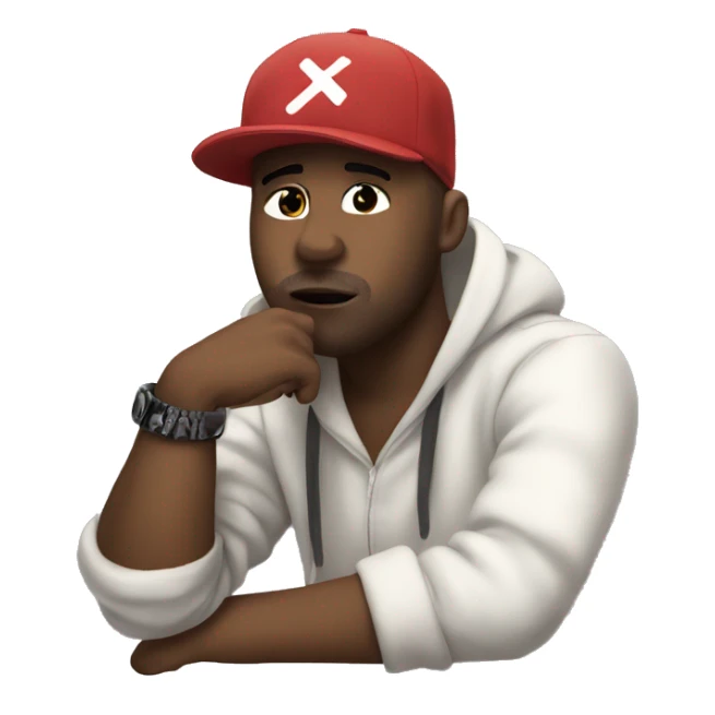 NAPS the French rapper saying okay  sticker