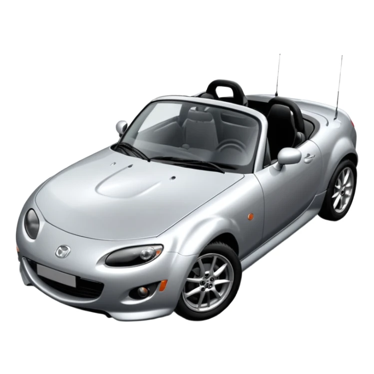 mazda mx-5 NC 2008 silver hardtop (not soft-top) (not ND) sticker