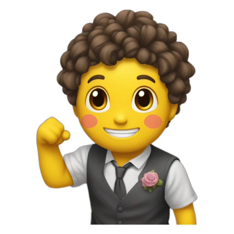 Pickachu qui fait un doigt d'honneur sticker