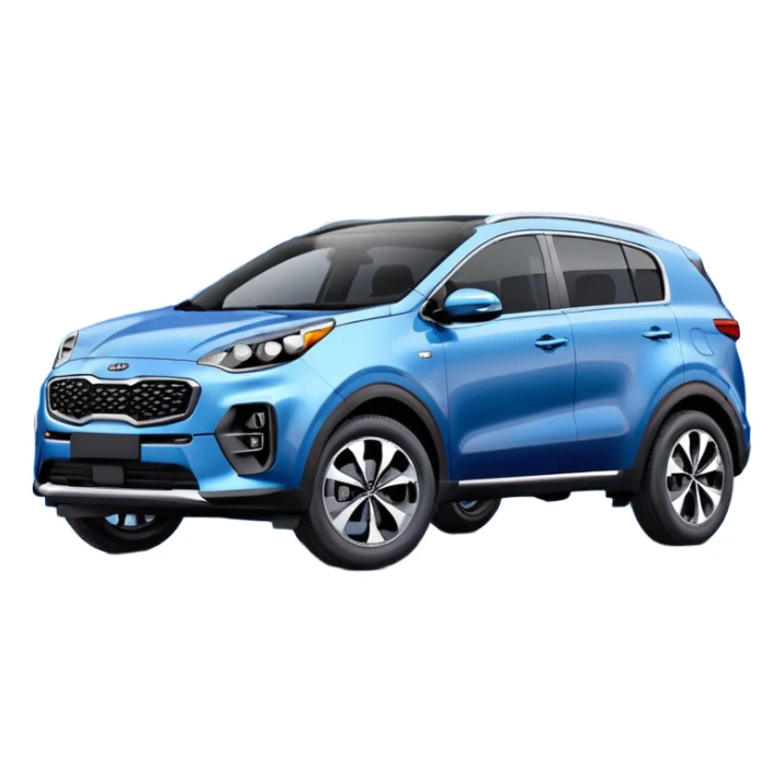 Kia Sportage 2021 Blue sticker