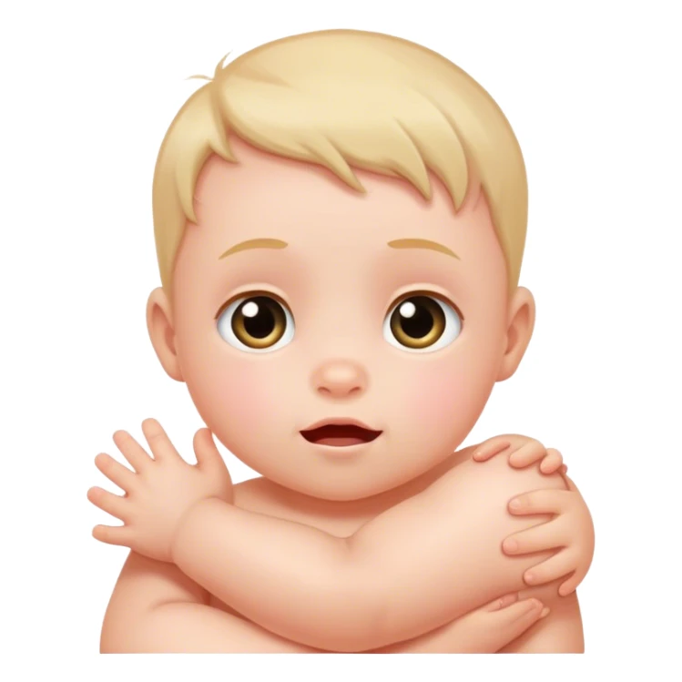 Baby want hug  sticker