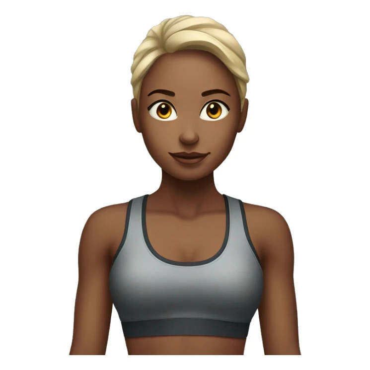 girl in the gym sticker