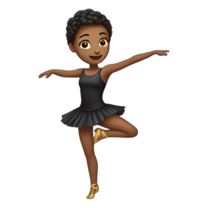 a very short dancer sticker