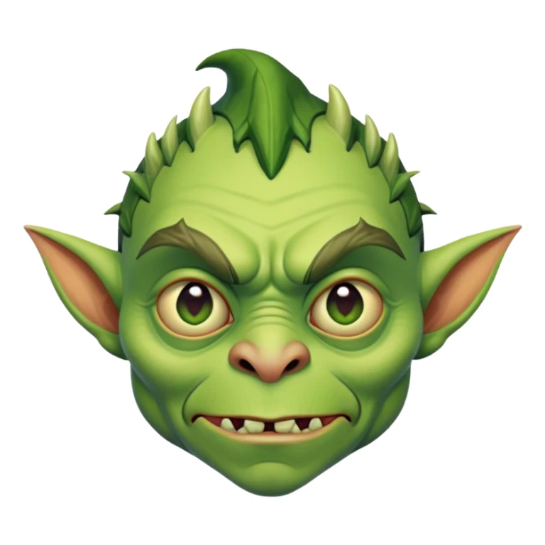 goblin with facial features closely resembling Steven Miller sticker