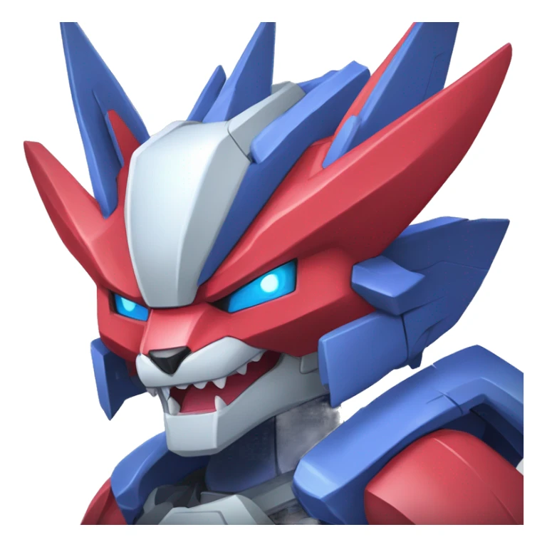 WereGarurumon-Weavile-Medabot-Mecha sticker