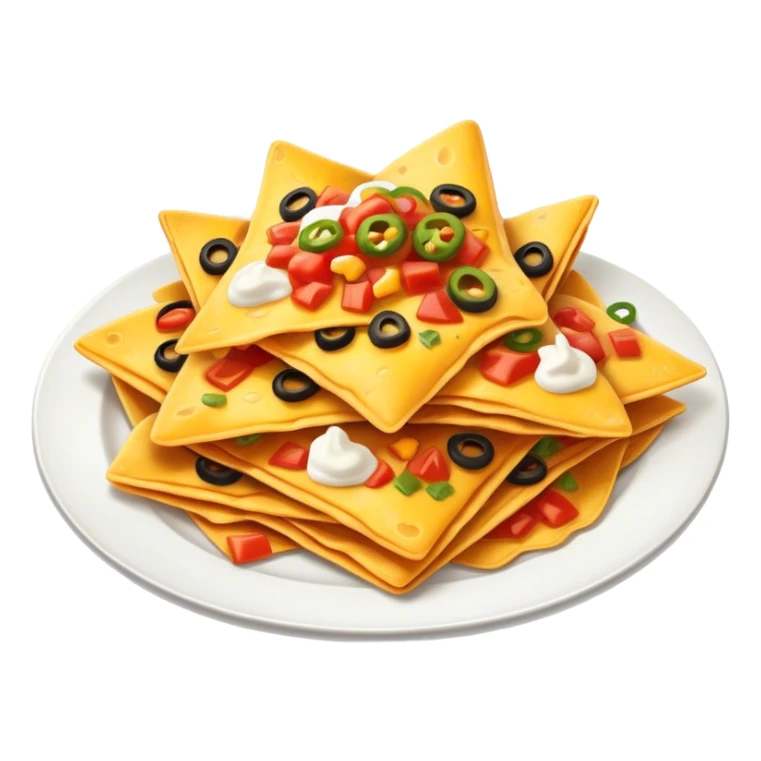 plate of nachos in the microwave sticker